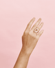 Icon blush lavender gold ring