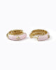 The Icon Blush Enamel Huggie Earrings - Good Goods World