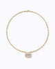 The Icon Blush Enamel Pendant Necklace - Good Goods World