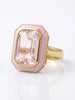 The Icon Blush Enamel Ring - Good Goods World