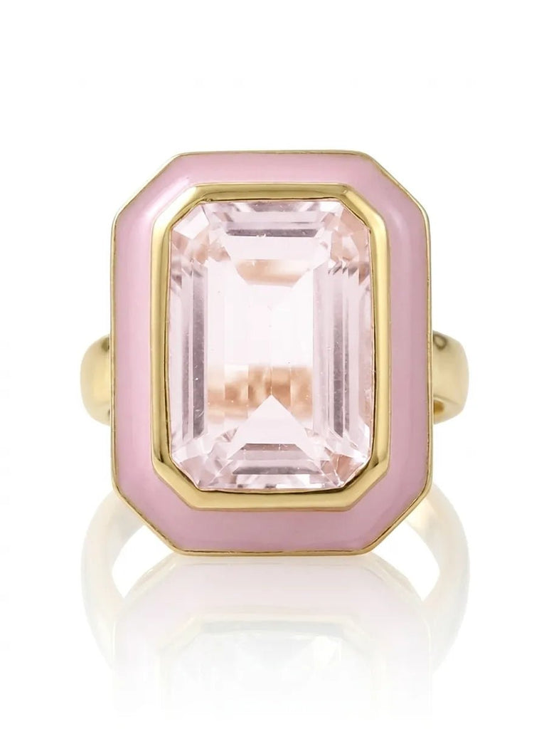 The Icon Blush Enamel Ring - Good Goods World