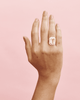 The Icon Blush Enamel Ring - Good Goods World
