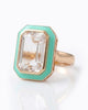 The Icon Seafoam Enamel Ring - Good Goods World